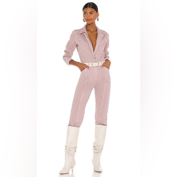 NWT IRO LIKASI JUMPSUIT | color: old pink (blush/pink | FR 38 US 6 - Picture 2 of 16